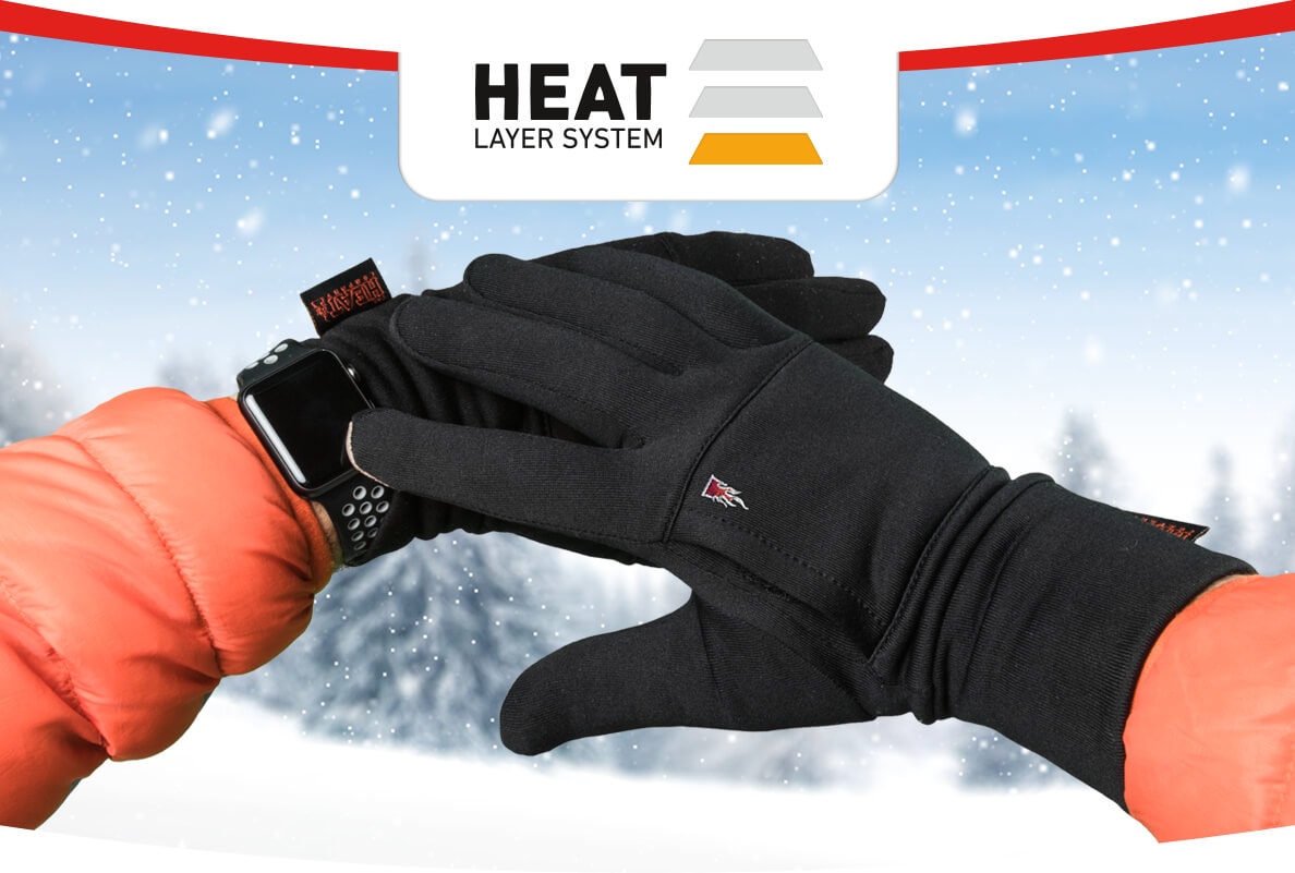 1<sup>st</sup> Layer: <strong>Liner</strong><br>Unterzieh Handschuhe
