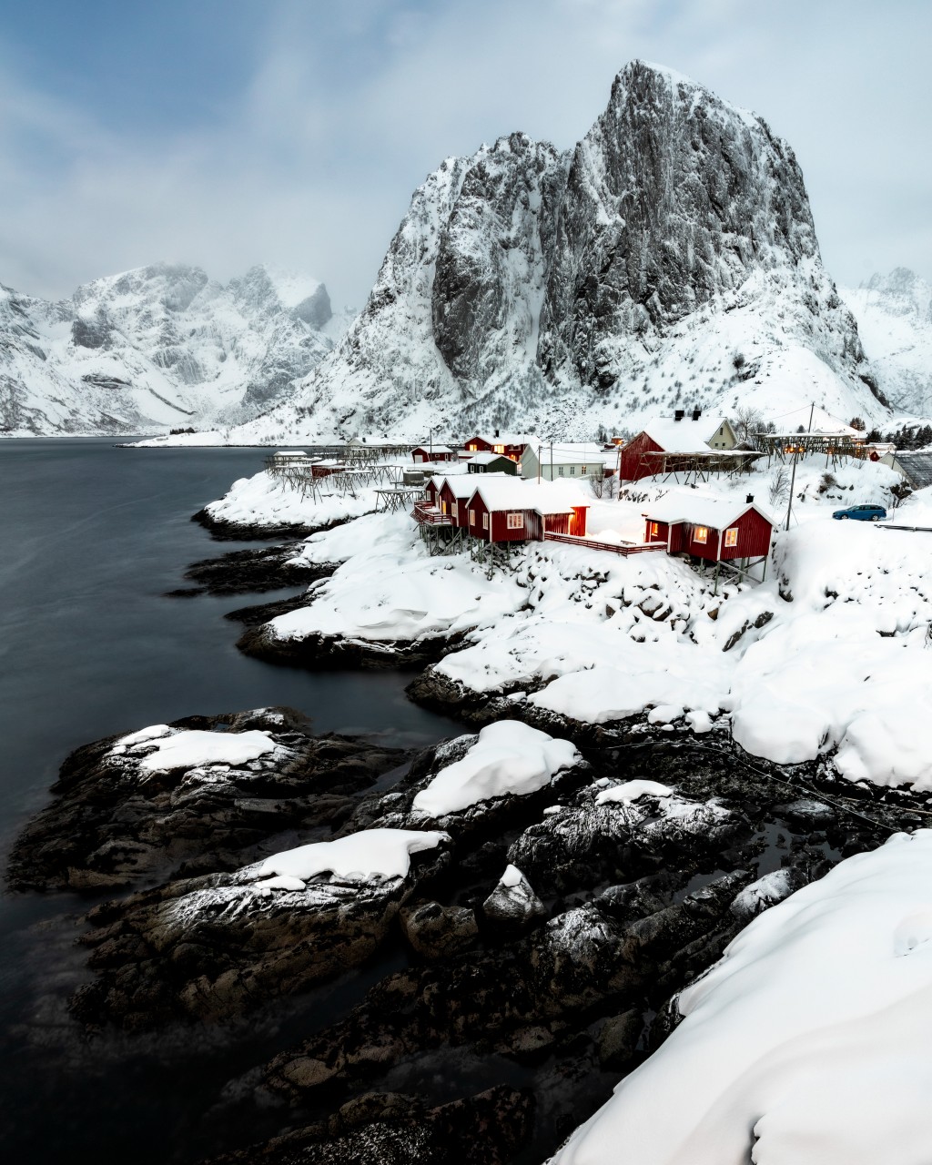 The village Reine on the Lofoten Islands in Norway