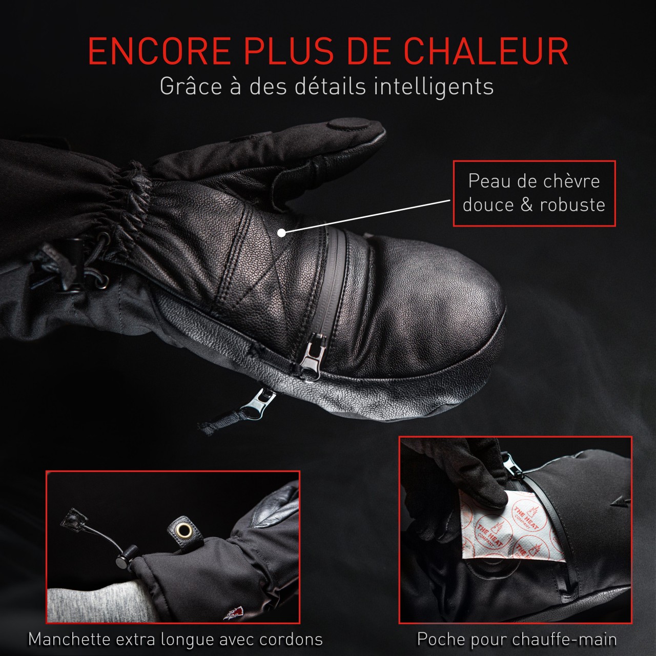 SHELL Gants et chauffe-mains de THE HEAT COMPANY