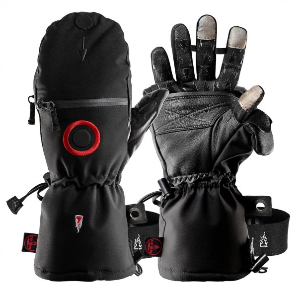 Guantes para fotografía HEAT 3 SMART PRO con guantes y manoplas integrados de THE HEAT COMPANY